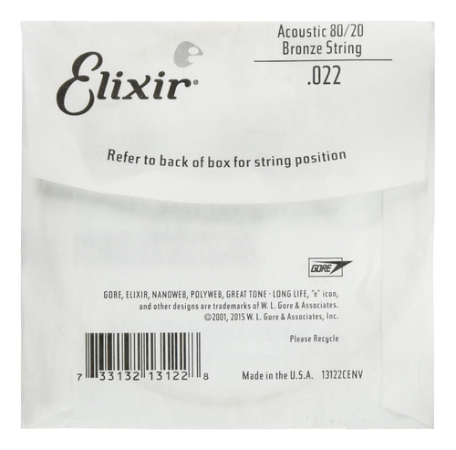 Strings Elixir Strings Acústico Cubro De Cuerda De Guitarra