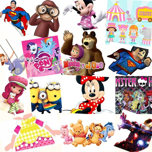 Kit Imprimible Fiesta 146 Motivos Diferentes De Todo Un Poco