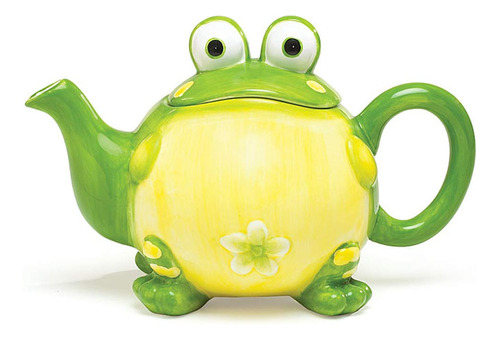 Adorable Tetera Toby The Toad/frog Para Decoracion De Cocina