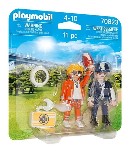 Playmobil Duo Pack Doctor Y Oficial De Policia