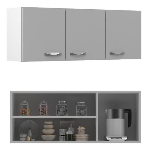 Aereo 3 Puertas Mueble Estante Cocina Armario Organizador 