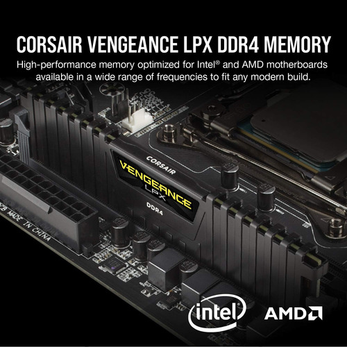 Ram Corsair Vegenance Lpx 32gb (2x16 Gb) Dimm 3200mhz Ddr4