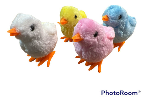 Imagen 2 de 5 de Pollito A Cuerda Super Economico Pack X 25 Unidades