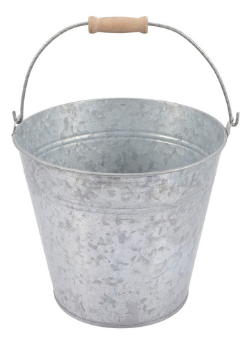 Pequeños Cubos De Metal Galvanizado Con Asas, Cubos De Lata