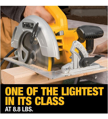 Sierra Circular Dewalt De 7-1/4 Pulgadas, Ligera, Con Cab...