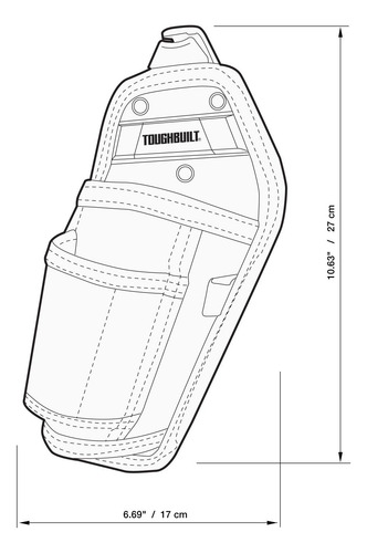 Funda Para Martillo Cliptech Toughbuilt Tb-ct-31-a
