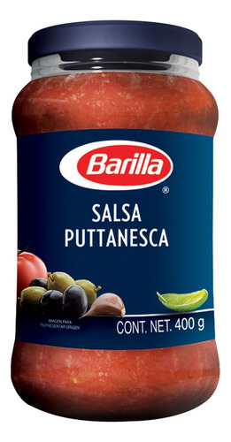 Salsa De Tomate Puttanesca Barilla  400 Grs
