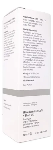 Sérum The Ordinary Niacinamida 10% + Zinc 1% 60 Ml