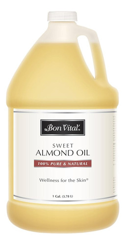 Bon Vital' Sweet Almond Oil Skin & Hair Moisturizer & Gen