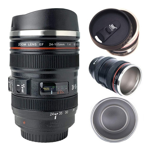 Vaso Mug Taza Lente Camara Canon 24-105mm 400ml