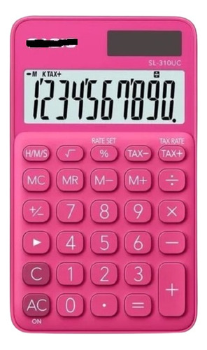 Calculadora Casio Sl-310uc-rd Rosa