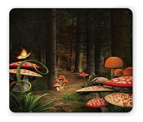 Pad Mouse - Alfombrilla De Ratón Ambesonne Mushroom, Mushroo