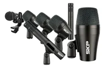 Comprar Kit Set De 7 Micrófonos Para Batería Skp Dms-7 Con Estuche