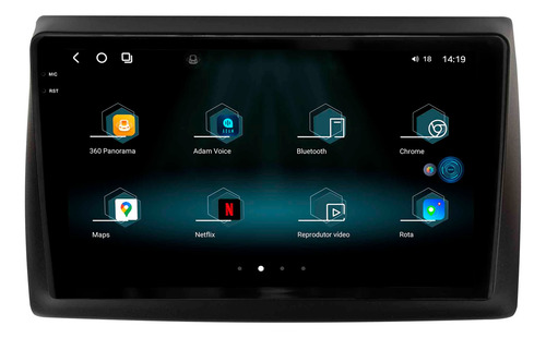Multimídia Aikon Fóton G3 Fiat Stilo 12+256gb 2k Carplay 9p