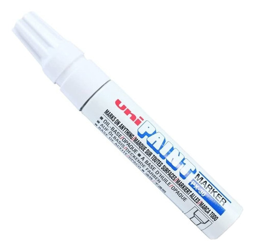 Uni Paint Px-30 Paint Marker Punta Gruesa 8mm Color Blanco