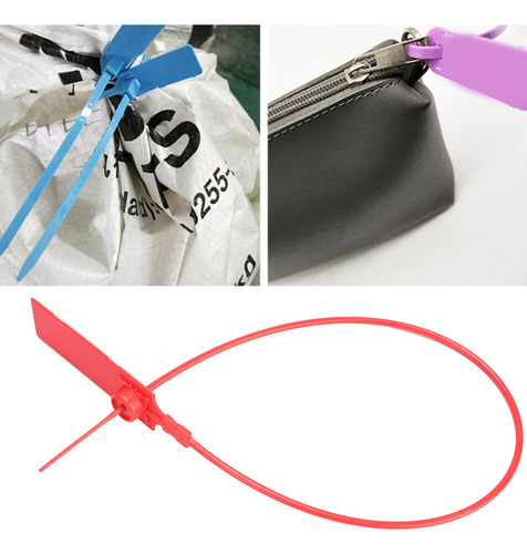 Bridas Para Cables Label, 100 Piezas, Desechables, Con Crema