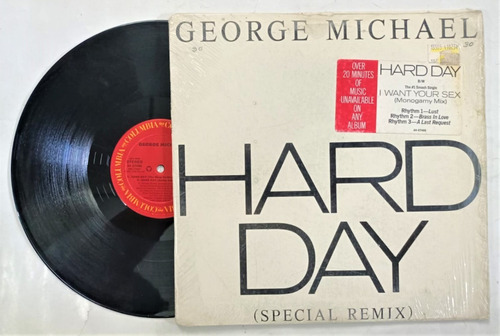 George Michael Hard Day Special Remix Lp De U S A Ed. 1987