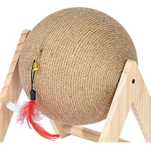 Juguete De Bola Con Poste Rascador Para Gatos, Soporte De