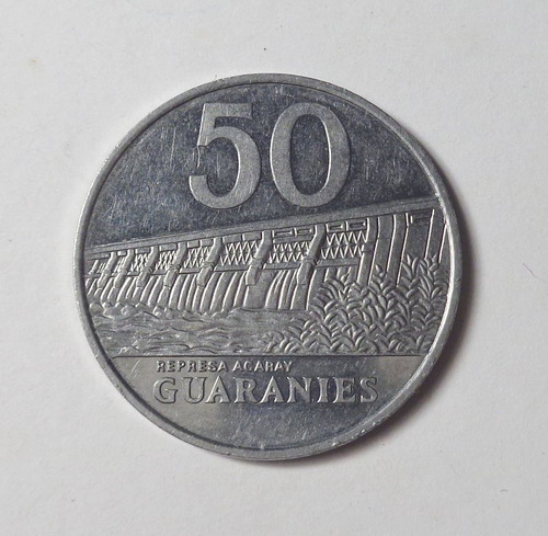 Moneda De Paraguay De 50 Guaraníes Año 1988 - En Rosario - (Usado)
