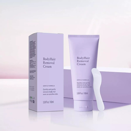 Crema Depilatoria Corporal Con Aplicador De Espátula