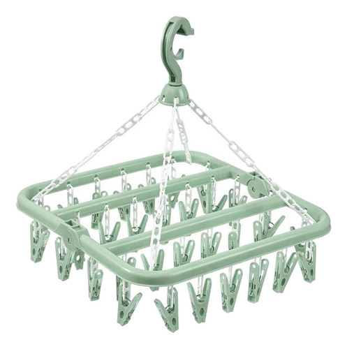 Secador De Ropa Calcetín Clavija Verde 32 Clavija Verde 32