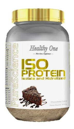 Iso Protein 2kg Whey Isolado E Hidro Healthy One - Morango