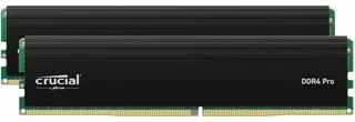 Memória 32gb (2 X 16gb) Crucial Pro Gaming Ddr4 3200 Mhz Pto