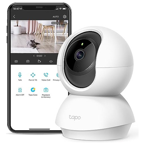 Tp-link Tapo Pan/tilt Security Camera For Baby Monitor, Pet