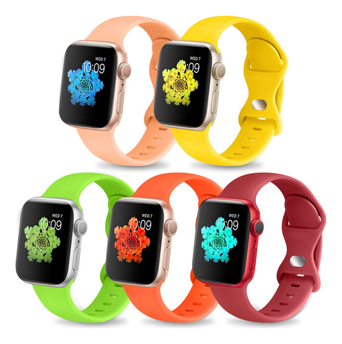 Correa Deportiva Compatible Con Apple Watch Band De 1.496 Pu