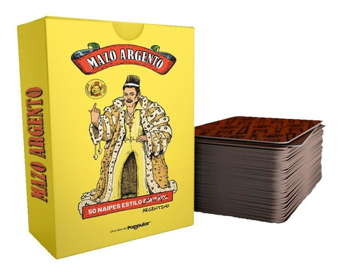 Imagen 1 de 9 de Juego De Mesa Mazo Argento Poppular Muy Lejano