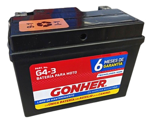 Batería Para Moto Agm Gonher Can-am Ds 50 2007