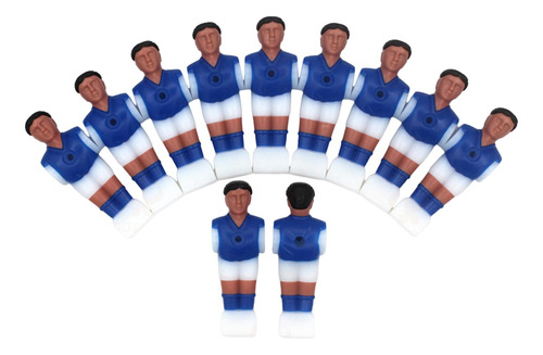 11 Piezas De Futbolín De Mesa Para Hombres, Azul