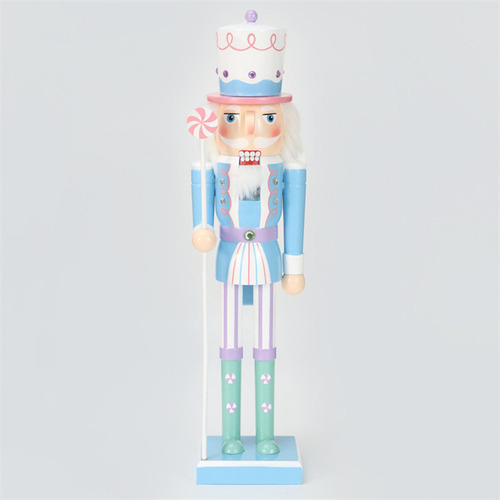 Adornos De Cascanueces, Colecciones De Figuras De Azul 25cm