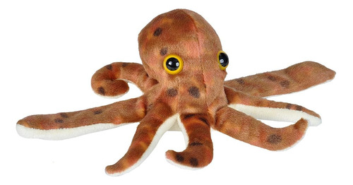 Peluche Wild Republic Huggers Octopus, Pulsera Slap, S...