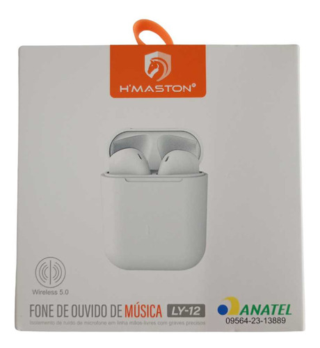 Fones H'maston Ly-12 Cor Preto