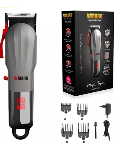 Máquina De Afeitar Wmark Ng-115 Recargable Profesional