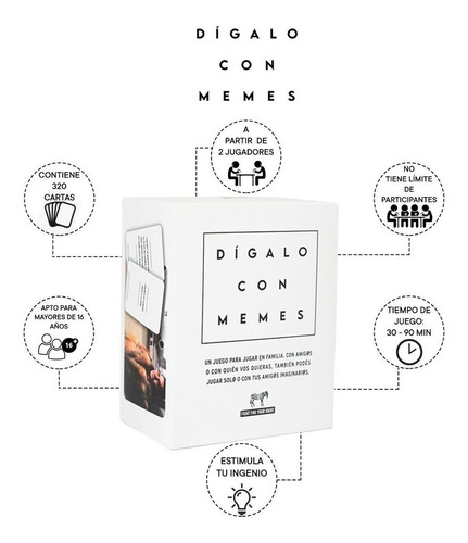 Digalo Con Memes + Meme Test Juego Mesa Cartas Previa Risas