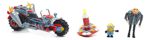 Mega Construx Despicable Me 3 gru Del Agua De La Motocicle.