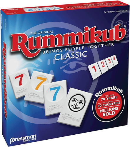 Rummikub Juego De Tejas He Original Rummy Tile Game
