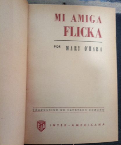 Mi Amiga Flicka - Mary O´ Hara - Fx