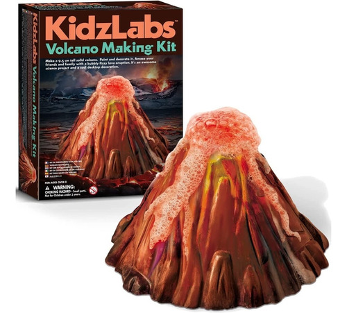 Kit De Construcción De Volcán - Kidzlabs - + 8 Años