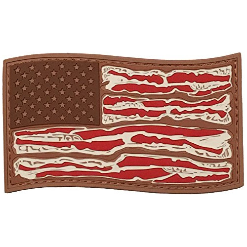 Parche De Morale Pvc De Bandera Americana Bacon
