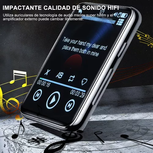 REPRODUCTOR MP3, MP4 HIFI BLUETOOTH PANTALLA