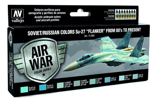  Serie Air War Color Sovietico Ruso Su-27 Flanker 80