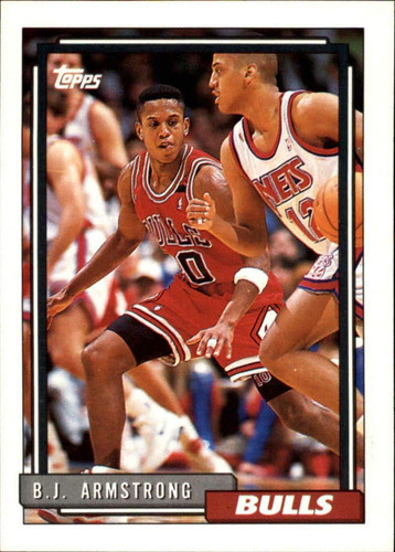 Topps Basketball 73 B.j. Armstrong Chicago Bulls Tarjeta Col