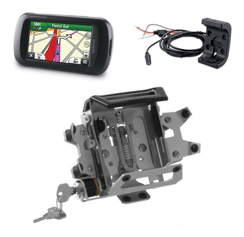 Garmin Montana 650 Con Base Touratech Aluminio Para Moto