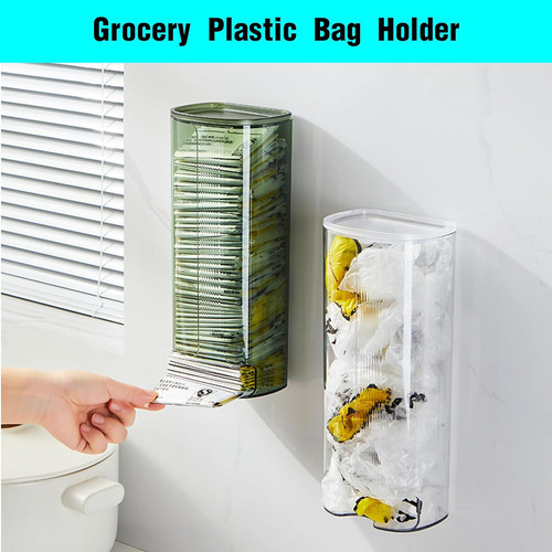 Soporte Dispensador De Bolsas De Plástico Para Compestibles,
