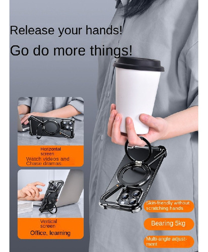 Suitable For Apple Phone Cases, Rotating Magnetic Holder