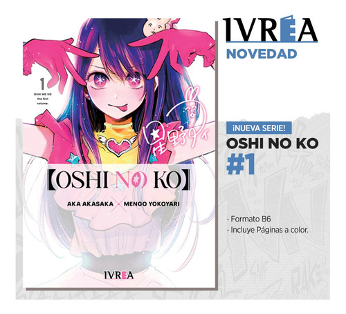 Imagen 2 de 3 de Oshi No Ko Vol.1 - Ivrea España