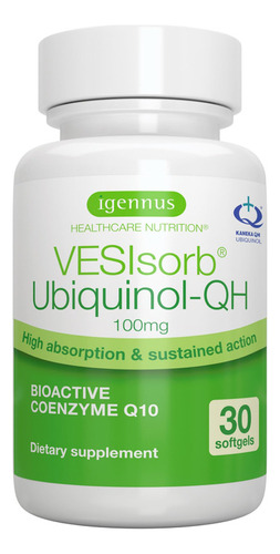 Vesisorb Ubiquinol-qh Advanced Coq10 100 Mg, 600 % De Biodis